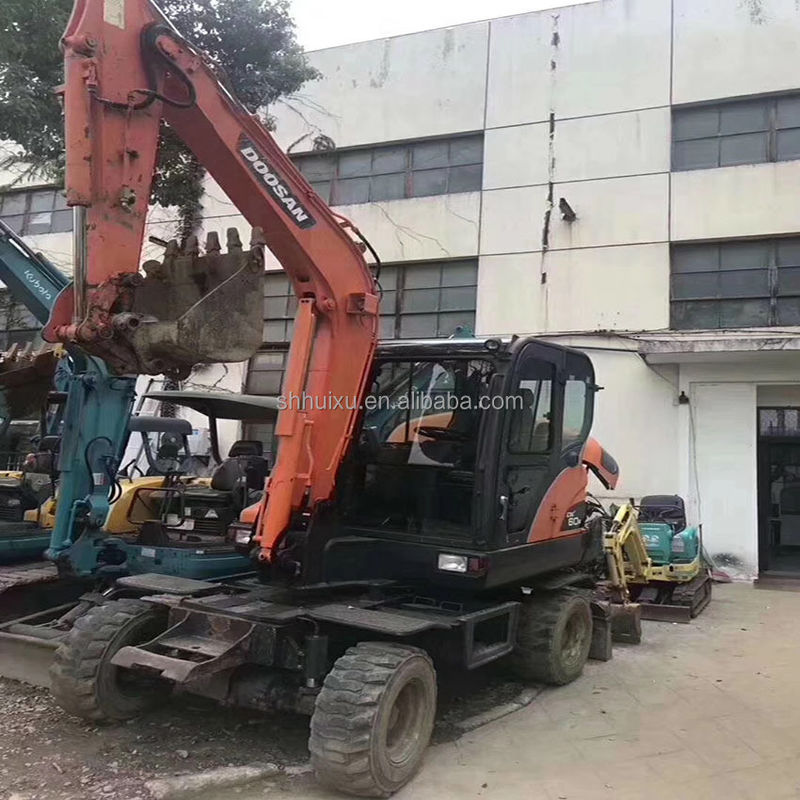 Doskonała wydajność dla używanej koparki kołowej Doosan 60w używanej koparki kołowej doosan DX60W