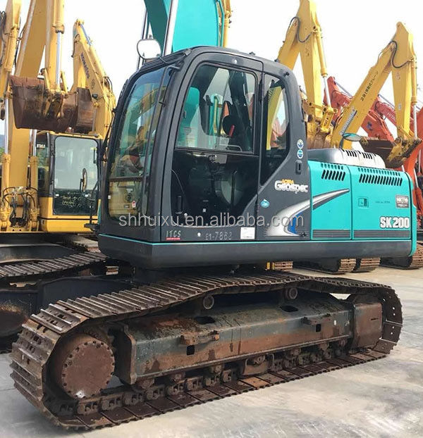 Kobelco SK200 Najlepiej sprzedający się używany grabarz Kobelco SK200/Używana maszyna do kopania dobrej jakości Kobelco SK200 na sprzedaż