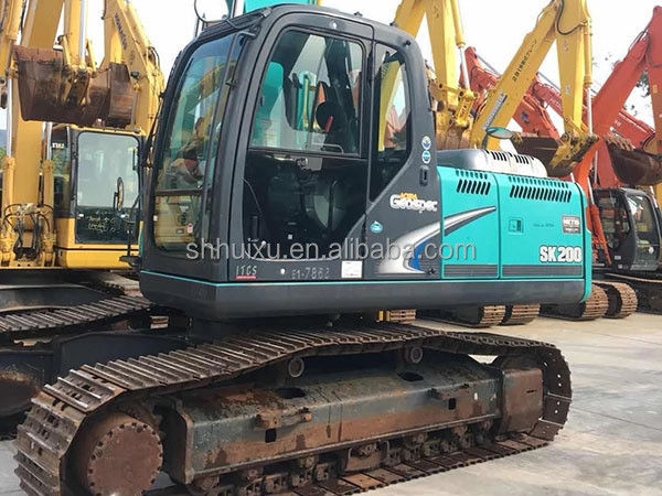 Kobelco SK200 Najlepiej sprzedający się używany grabarz Kobelco SK200/Używana maszyna do kopania dobrej jakości Kobelco SK200 na sprzedaż