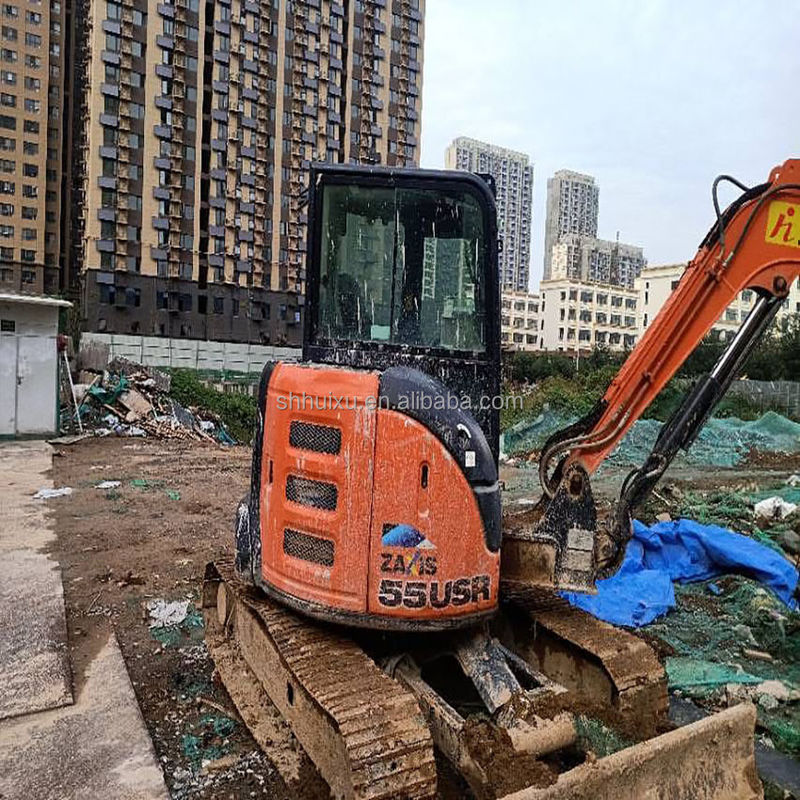Hitachi w magazynie używany Hitachi EX55 mini grabarz na sprzedaż używany Hitachi mini digger EX55 w dobrym stanie