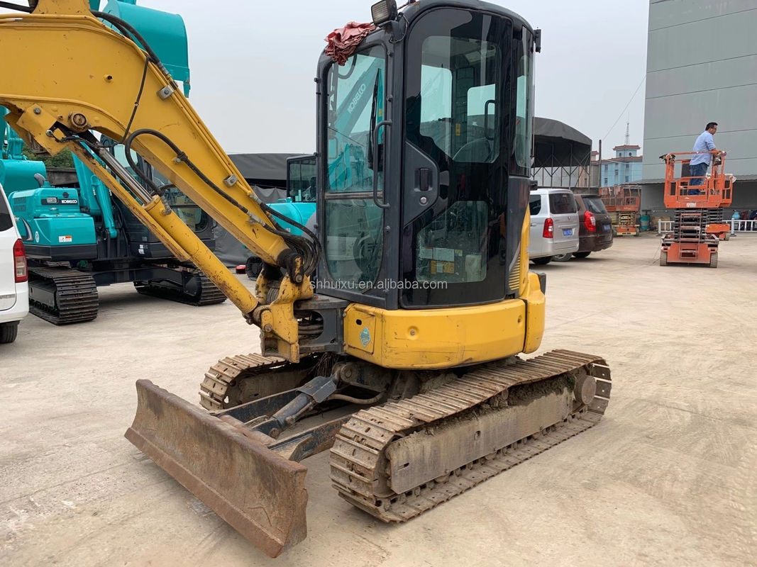 Stosowany hydrauliczny grabarz Kobelco35SR, mini używany wysokiej jakości grabarz KOBELCO35SR tania cena