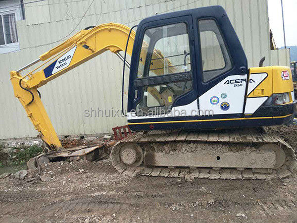 Stosowany hydrauliczny grabarz Kobelco60-3, mini używany wysokiej jakości grabarz KOBELCO60-3 tanio cena