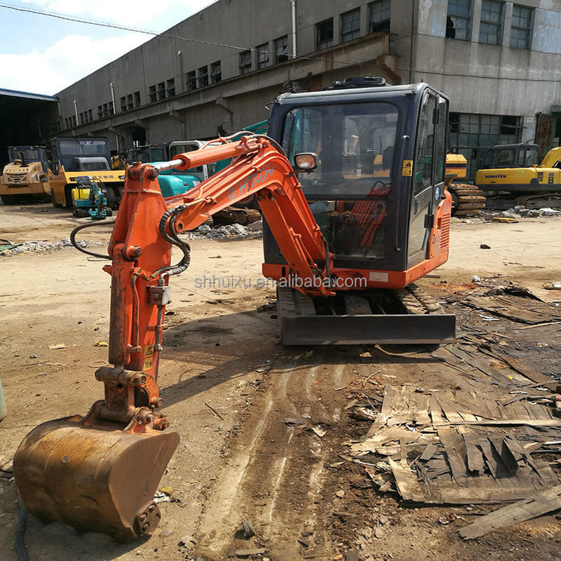 Hitachi w magazynie Stosowany mini koparz Japoński HITACHI 20-2 na sprzedaż/W drugiej ręce Mały Excavator Crawler w dobrym stanie HITACHI 20-2