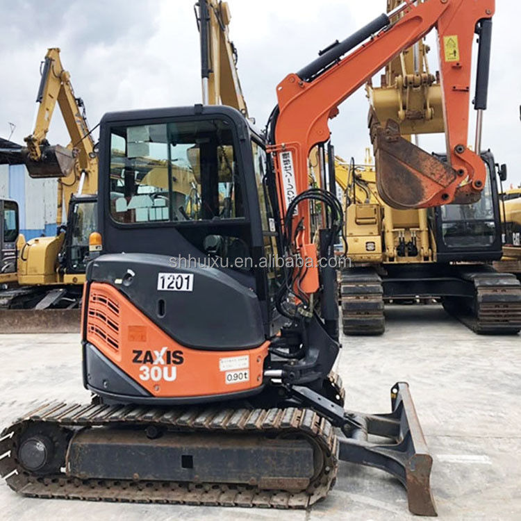Hitachi w magazynie Stosowany mini koparz Japoński HITACHI 30 na sprzedaż/W drugiej ręce Mały Excavator Crawler w dobrym stanie HITACHI 30