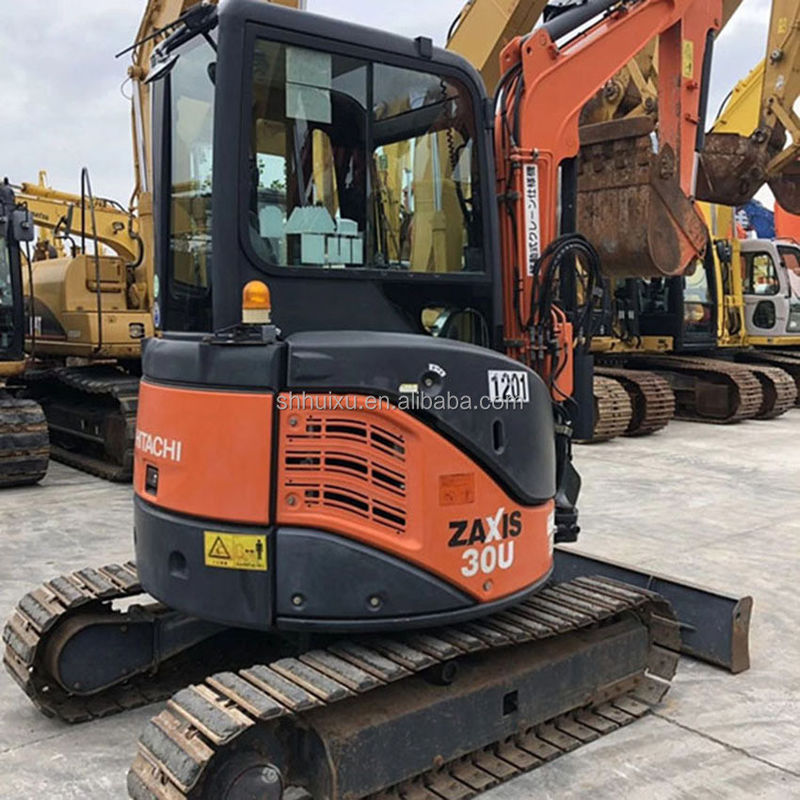 Hitachi w magazynie Stosowany mini koparz Japoński HITACHI 30 na sprzedaż/W drugiej ręce Mały Excavator Crawler w dobrym stanie HITACHI 30