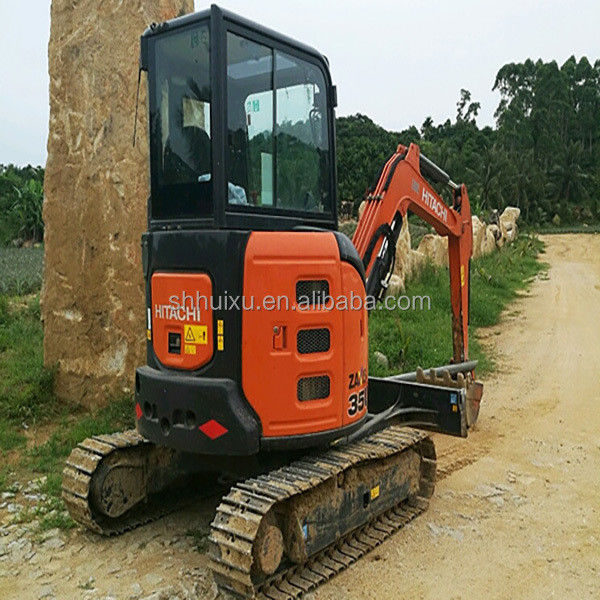 Hitachi w magazynie Stosowany mini koparz Japoński HITACHI 35 na sprzedaż/W drugiej ręce Mały Excavator Crawler w dobrym stanie HITACHI 35