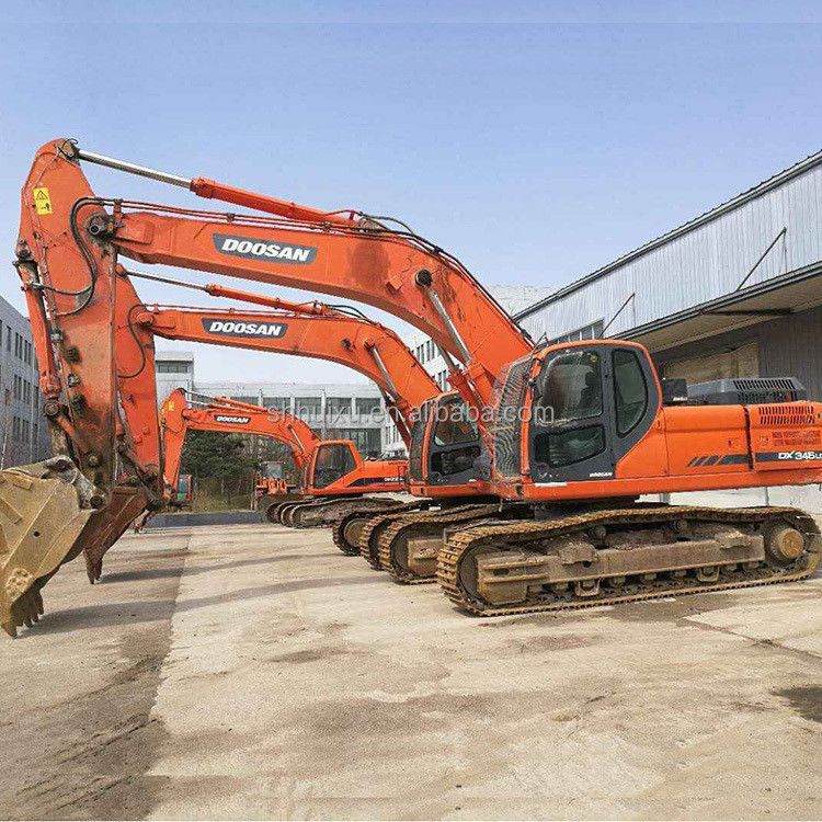 Doosan gorąca sprzedaż Doskonała jakość używany hydrauliczny grabarz DOOSAN DX345 Korea pochodzenie/Used koparka najlepiej sprzedający się dobra cena