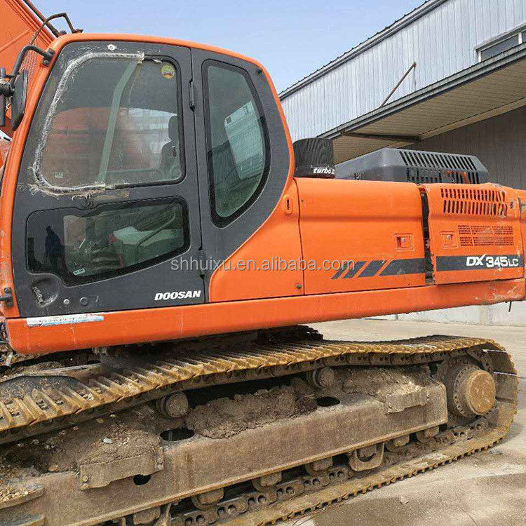 Doosan gorąca sprzedaż Doskonała jakość używany hydrauliczny grabarz DOOSAN DX345 Korea pochodzenie/Used koparka najlepiej sprzedający się dobra cena