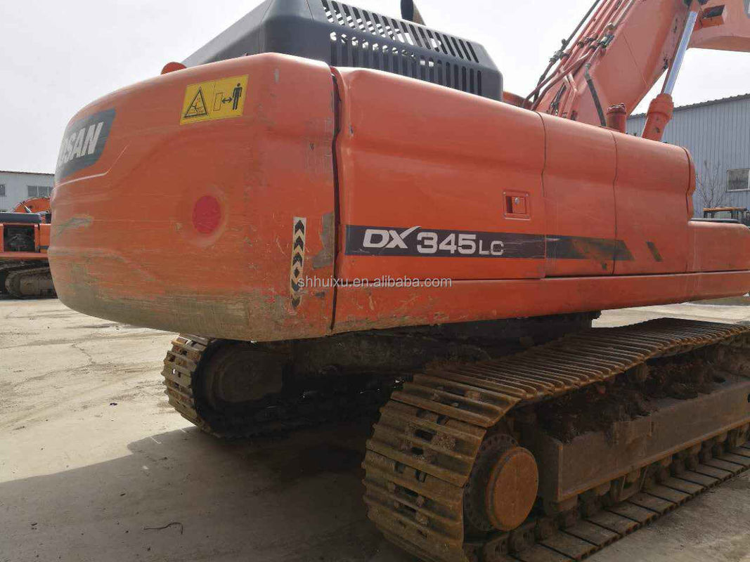 Doosan gorąca sprzedaż Doskonała jakość używany hydrauliczny grabarz DOOSAN DX345 Korea pochodzenie/Used koparka najlepiej sprzedający się dobra cena