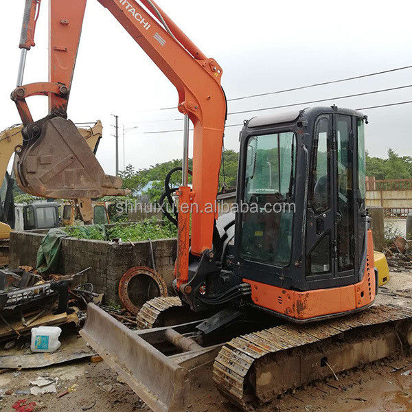 Hitachi w magazynie Stosowany mini koparz Japoński HITACHI 50 na sprzedaż/W drugiej ręce Mały Excavator Crawler w dobrym stanie HITACHI 50