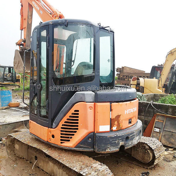 Hitachi w magazynie Stosowany mini koparz Japoński HITACHI 50 na sprzedaż/W drugiej ręce Mały Excavator Crawler w dobrym stanie HITACHI 50