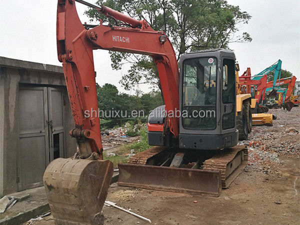 Hitachi w magazynie Stosowany mini koparz Japoński HITACHI 55 na sprzedaż/W drugiej ręce Mały Excavator w dobrym stanie HITACHI 55