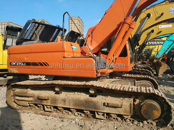 Doosan gorąca sprzedaż Doskonała jakość Stosowany hydrauliczny grabarz DOOSAN DX370 Korei pochodzenie/Używany grabarz najlepiej sprzedający się dobra cena