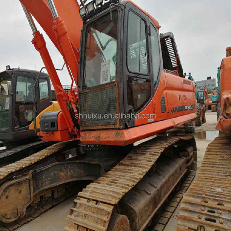Doosan gorąca sprzedaż Najbardziej sprzedający się używany hydrauliczny grabarz drapacz DOOSAN DX380 Korea pochodzenie/Używany grabarz dobra cena