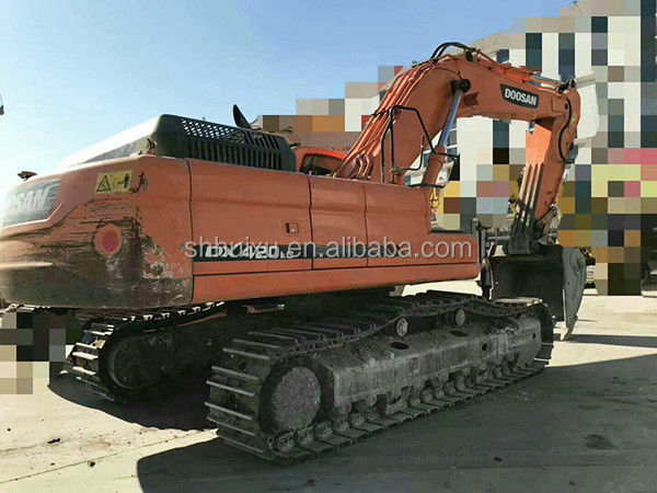 Doosan gorąca sprzedaż Wysokiej jakości używany hydrauliczny grabarz drapacz DOOSAN DX420 Korea pochodzenia używany grabarz dobra cena