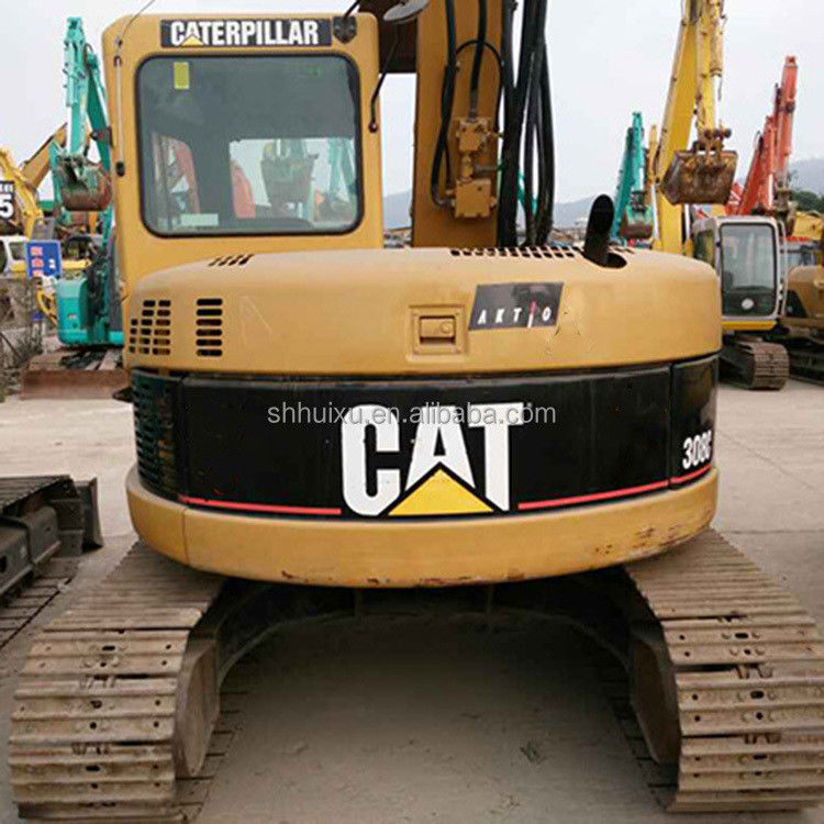 Gorąco sprzedawany używany gąsienicowy koparz maszyna do kopania drugiej ręki Mini gąsienicowy koparz używany CAT308C 8Ton Caterpillar w magazynie
