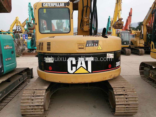 Gorąco sprzedawany używany gąsienicowy koparz maszyna do kopania drugiej ręki Mini gąsienicowy koparz używany CAT308C 8Ton Caterpillar w magazynie