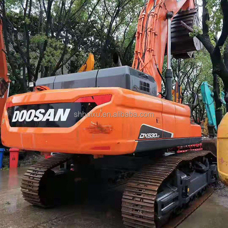 Doosan gorąca sprzedaż Doskonała jakość używany hydrauliczny grabarz drapieżny DOOSAN DX530 Korei pochodzenia używane maszyny do kopania najlepiej sprzedające