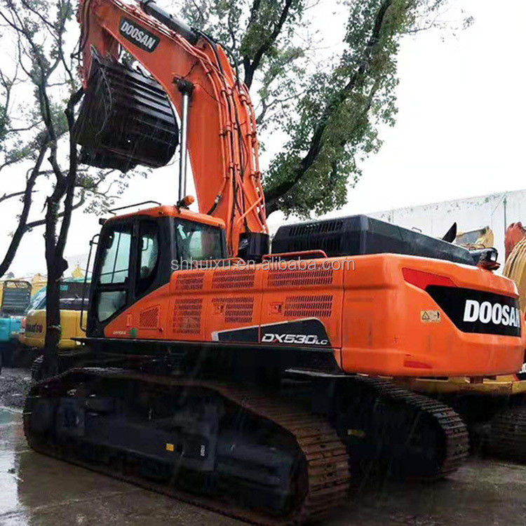 Doosan gorąca sprzedaż Doskonała jakość używany hydrauliczny grabarz drapieżny DOOSAN DX530 Korei pochodzenia używane maszyny do kopania najlepiej sprzedające
