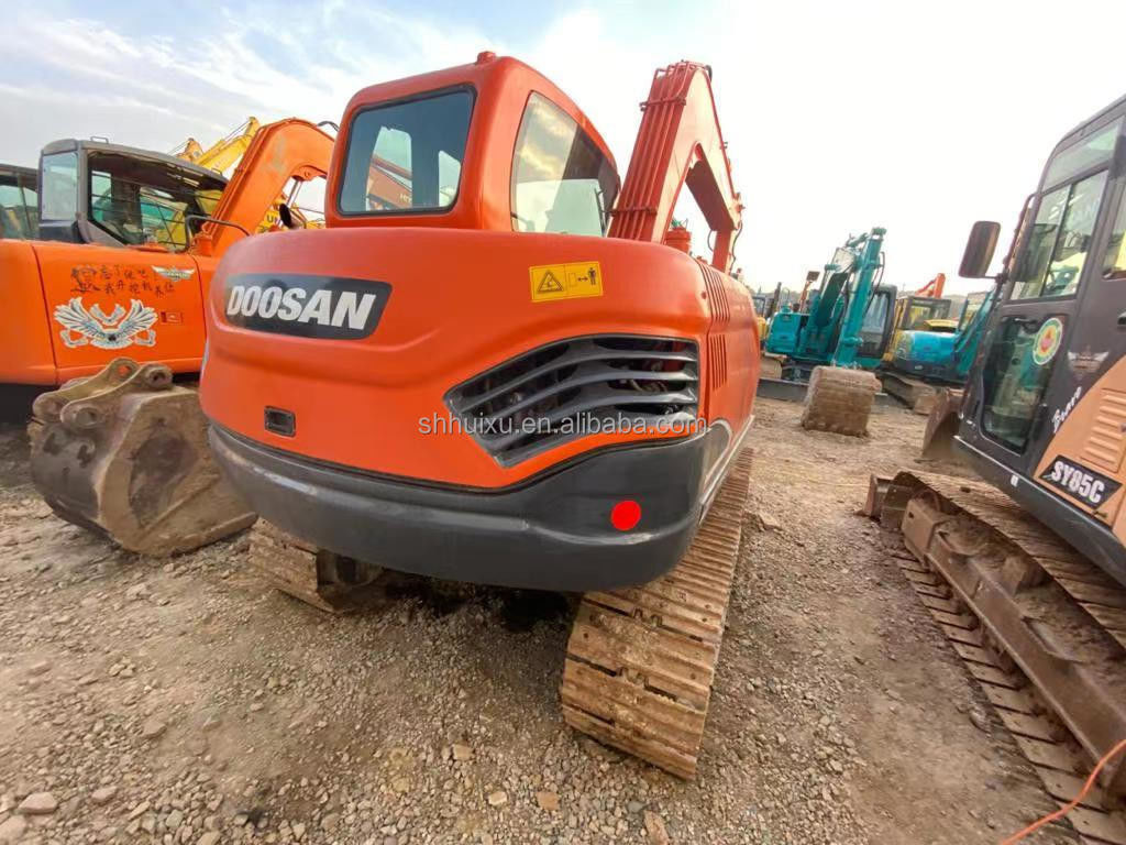 Korea pochodzenia używany mini grabar Doosan75 jakości maszyny budowlanej/W drugiej ręce hydrauliczne grabarka kroczący DOOSAN75 gorąca sprzedaż