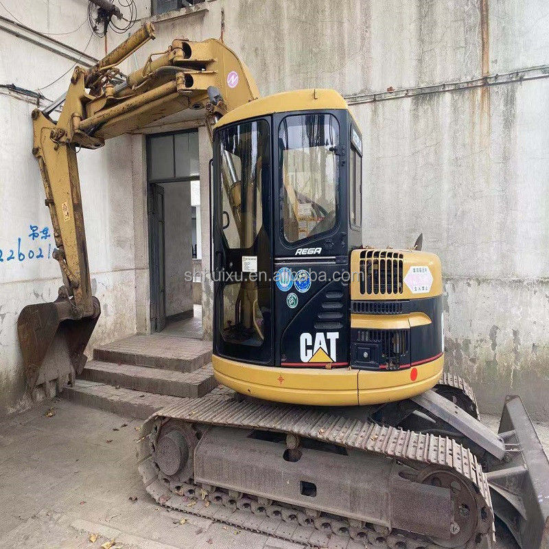 Stosowany hydrauliczny mini koparz CAT308 W drugiej ręce dobra jakość mały grabarz CAT308 na sprzedaż