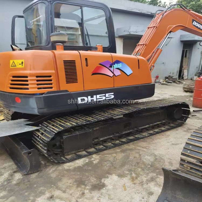 Doosan gorąca sprzedaż Mini grabarz używany doosan ex55 używany hydrauliczny grabarz kroczący DOOSAN DH55 pochodzenia koreańskiego