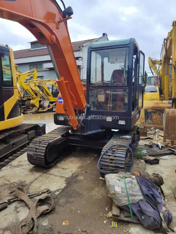 Doosan gorąca sprzedaż Mini grabarz używany doosan ex55 używany hydrauliczny grabarz kroczący DOOSAN DH55 pochodzenia koreańskiego