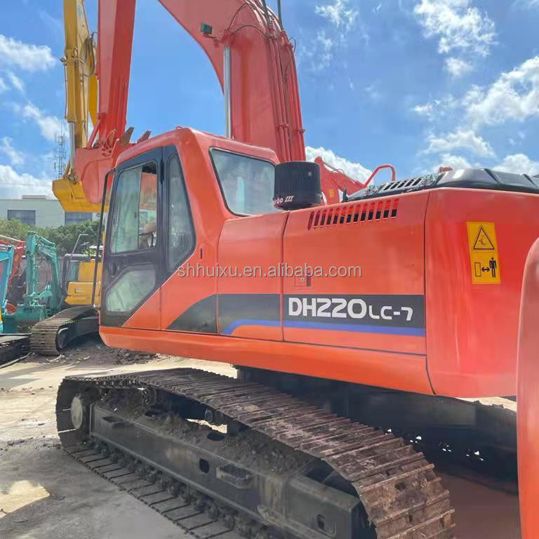 Doosan DH220lc używana koparka/maszyna do kopania Doosan DH220-7 Korea pochodzenie do sprzedaży
