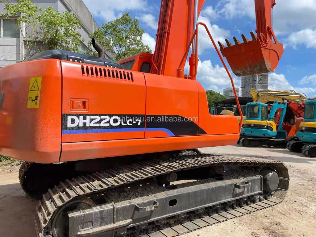 Doosan DH220lc używana koparka/maszyna do kopania Doosan DH220-7 Korea pochodzenie do sprzedaży