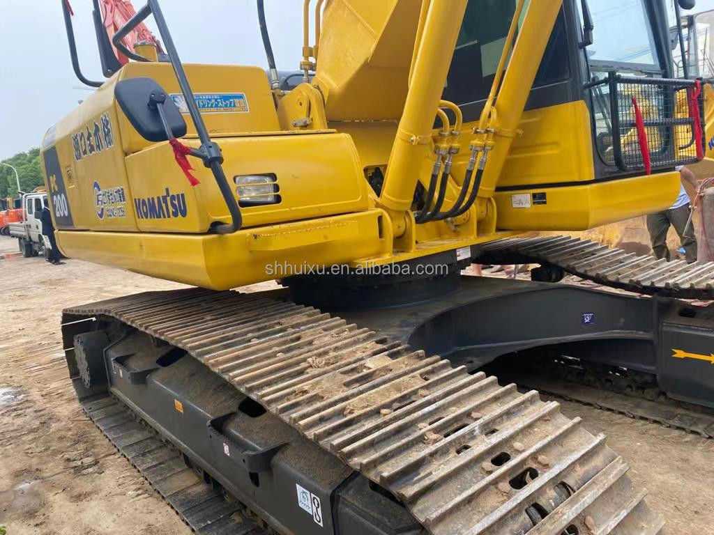 Komatsu Używany hydrauliczny grabarz w dobrej jakości Stosowana maszyna do kopania pochodzenia japońskiego używany komatsu pc200-8 grabarz Komatsu Excavator