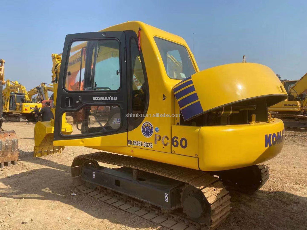 Komatsu PC60 hydrauliczny grabarz 6 ton wysokiej jakości używany grabarz Japonia pochodzenie tania cena Komatsu Grabarz