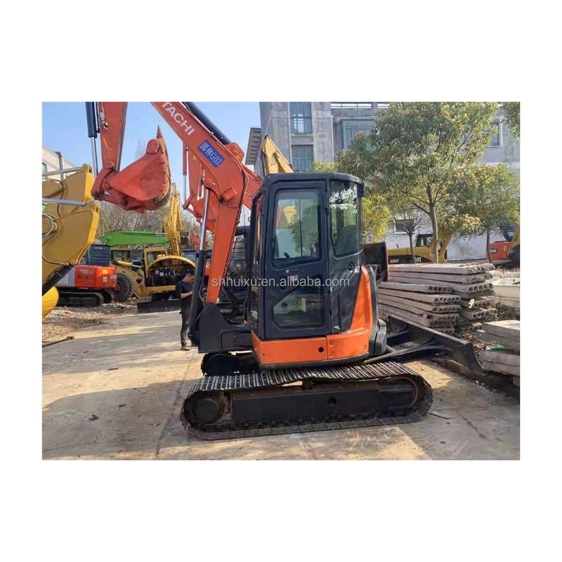 Hitachi w magazynie Tania cena używany mini grabarz Japoński HITACHI 55/W drugiej ręce hydrauliczny Excavator Excavator w dobrym stanie HITACHI 55