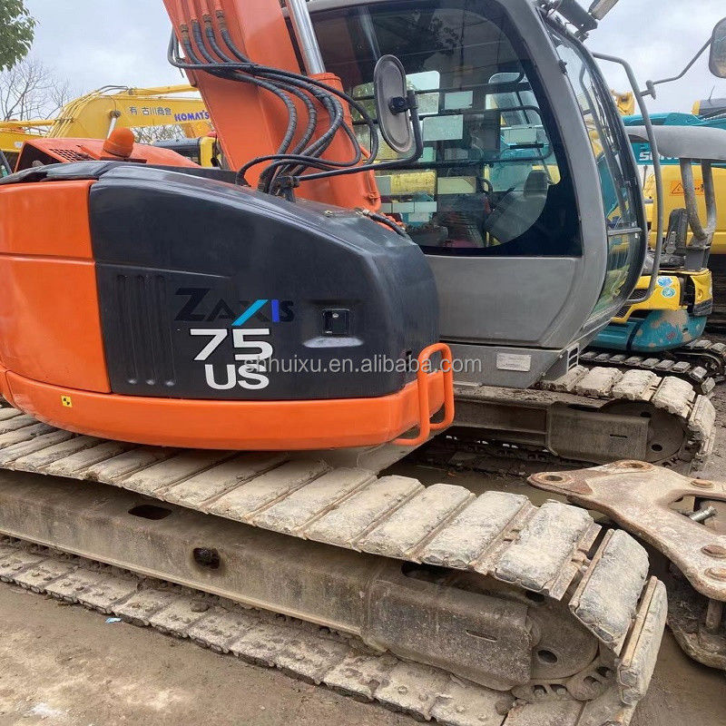 Hitachi gorąca sprzedaż używany hitachi ex75ur grabarz/drugiej ręki Mały grabarz w dobrym stanie HITACHI 75