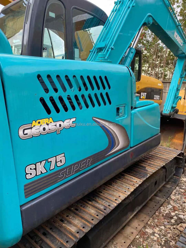 Mikro mini grabarz Kobelco 75 używany mały grabarz używane maszyny 7,5 tony grabarz USA China grabarz ogrodowy