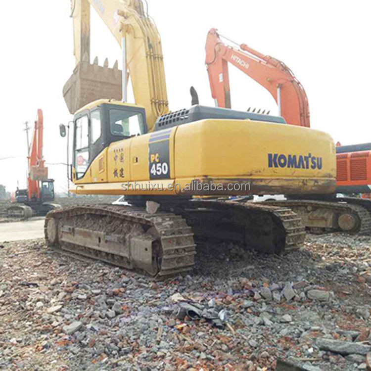 Wysokiej wydajności łopatka hydrauliczna średniej wielkości używana koparka komatsu450 na sprzedaż