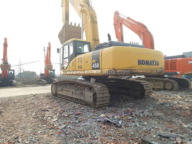 Wysokiej wydajności łopatka hydrauliczna średniej wielkości używana koparka komatsu450 na sprzedaż