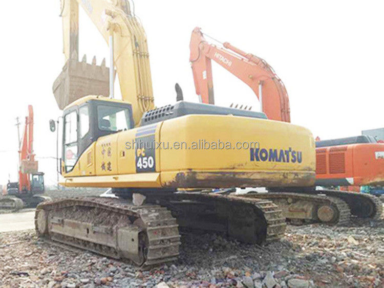 Wysokiej wydajności łopatka hydrauliczna średniej wielkości używana koparka komatsu450 na sprzedaż