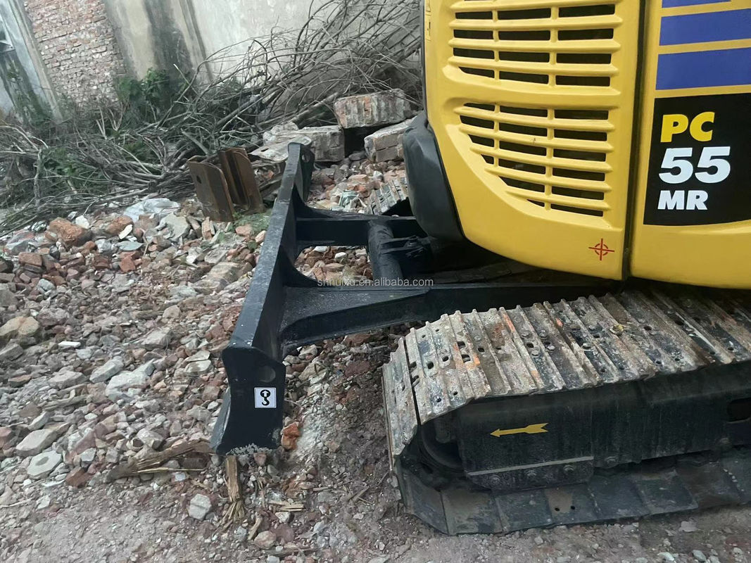 Wysokiej jakości koparka hydrauliczna PC55MR używana w Japonii pochodzenie/używana mini koparka KOMATSU PC55MR Tańsza cena
