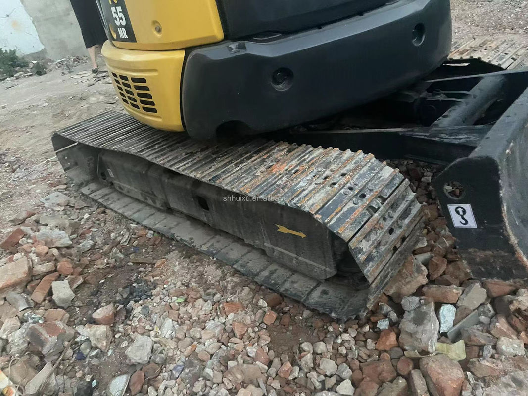 Wysokiej jakości koparka hydrauliczna PC55MR używana w Japonii pochodzenie/używana mini koparka KOMATSU PC55MR Tańsza cena