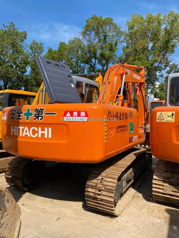 Hitachi gorąca sprzedaż Doskonała jakość używany hydrauliczny grabarz Hitachi EX120 Druga ręka koparka na sprzedaż