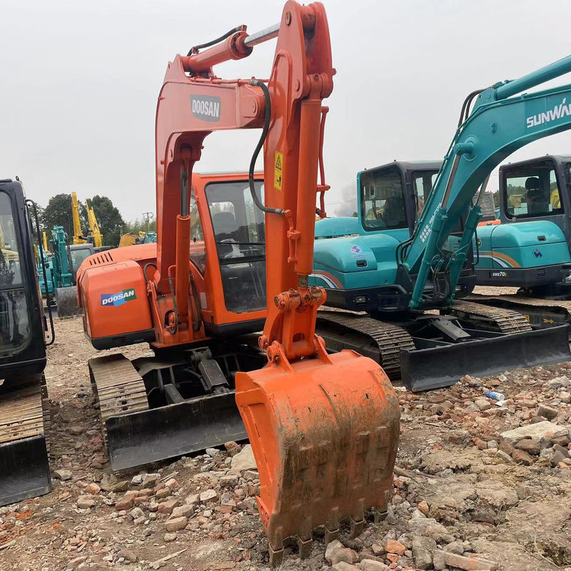 Dobry wydajność koparki Doosan DX75 mały koparka używane maszyny 6 ton kopalni sprzedaż dla mini najlepsze kopalni