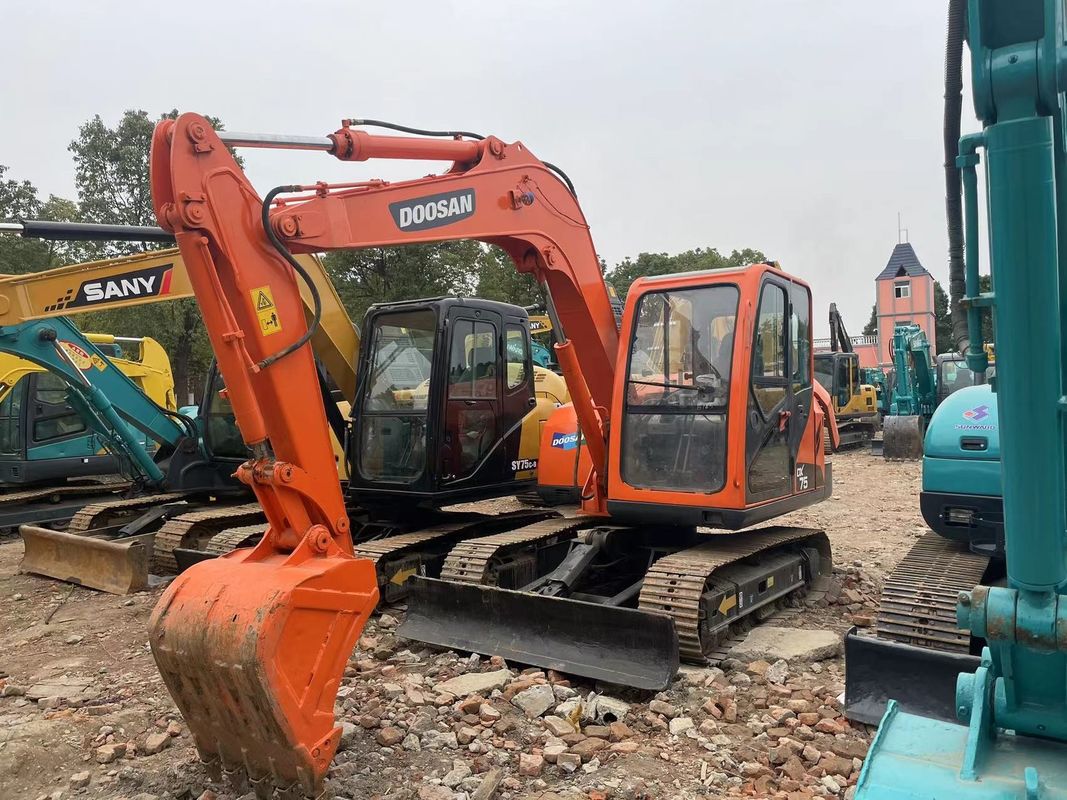 Dobry wydajność koparki Doosan DX75 mały koparka używane maszyny 6 ton kopalni sprzedaż dla mini najlepsze kopalni