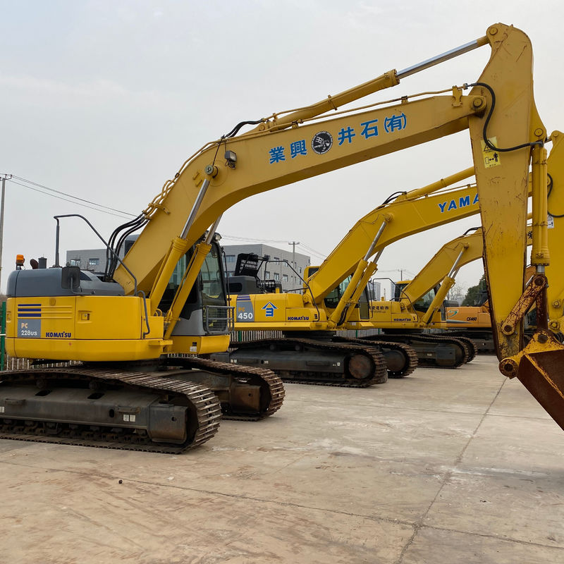 Komatsu Stosowana maszyna do kopania KOMATSU PC228US Japonia pochodzenie/W drugiej ręce hydrauliczny grabarz pełzający dobrej jakości Komatsu Grabarz