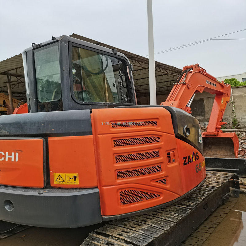 Hitachi w magazynie Dobra jakość Hitachi ZX65 W drugiej ręce hydrauliczny grabarz/używany mini grabarz Hitachi ZX65 Tania cena