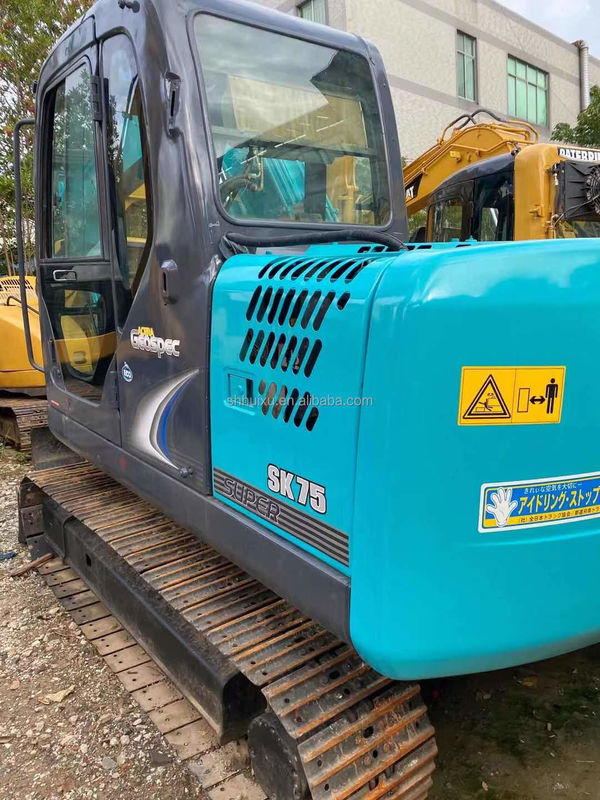 Średni grabarz używany Kobelco 75 Niskie godziny pracy Warsztaty naprawy maszyn