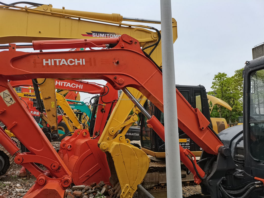 Hitachi w magazynie Dobra jakość Hitachi ZX65 W drugiej ręce hydrauliczny grabarz/używany mini grabarz Hitachi ZX65 Tania cena