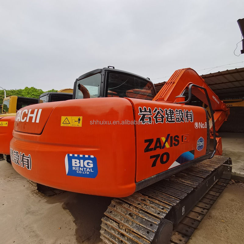 Hitachi w magazynie W dobrym stanie Hitachi ZX70 używany hydrauliczny grabarz / używany mini grabarz Hitachi ZX70