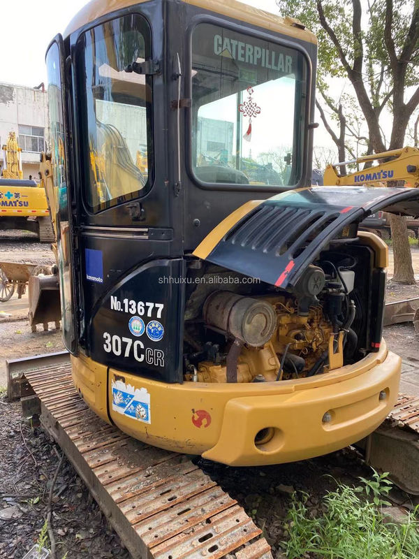 Japonia pochodzenia używane dobrej jakości hydrauliczny grabarz CAT307C 7T/Used mini Digger CAT307C tanio cena