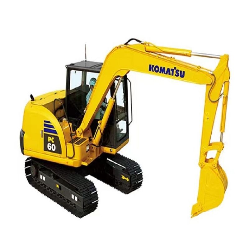 Koparka żeglarska Komatsu PC60 6 ton używany hydrauliczny wysokiej jakości/drużyny mini koparka Komatsu PC60 Japonia pochodzenie tania cena Komatsu Koparka