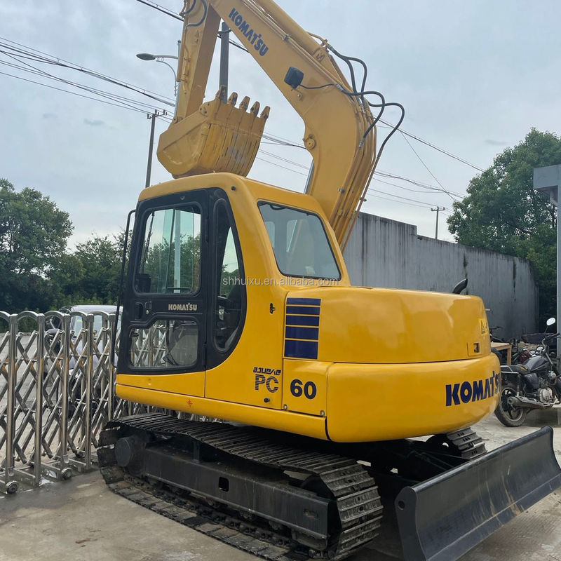 Koparka żeglarska Komatsu PC60 6 ton używany hydrauliczny wysokiej jakości/drużyny mini koparka Komatsu PC60 Japonia pochodzenie tania cena Komatsu Koparka